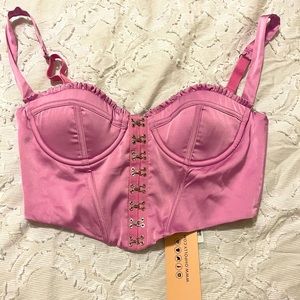 Oh Polly purple crop top